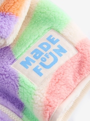 Rainbow Printed Hooded Zip Through Fleece Jacket (3mths-7yrs) - Image 8 of 8