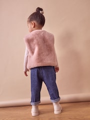 Pink Faux Fur Gilet (3mths-7yrs) - Image 4 of 5