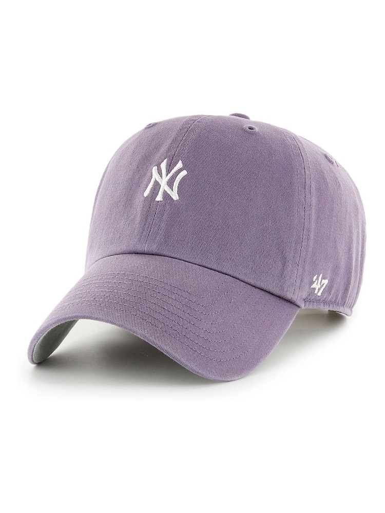 Púrpura - 47 Gorra de limpieza de base de los New York Yankees de la marca New York Yankees - Imagen 1 de 2