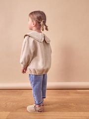 Pink Glitter Collar Sweatshirt (3mths-7yrs) - Image 3 of 8