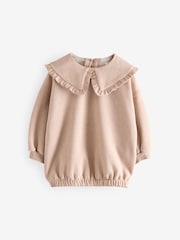Pink Glitter Collar Sweatshirt (3mths-7yrs) - Image 5 of 8