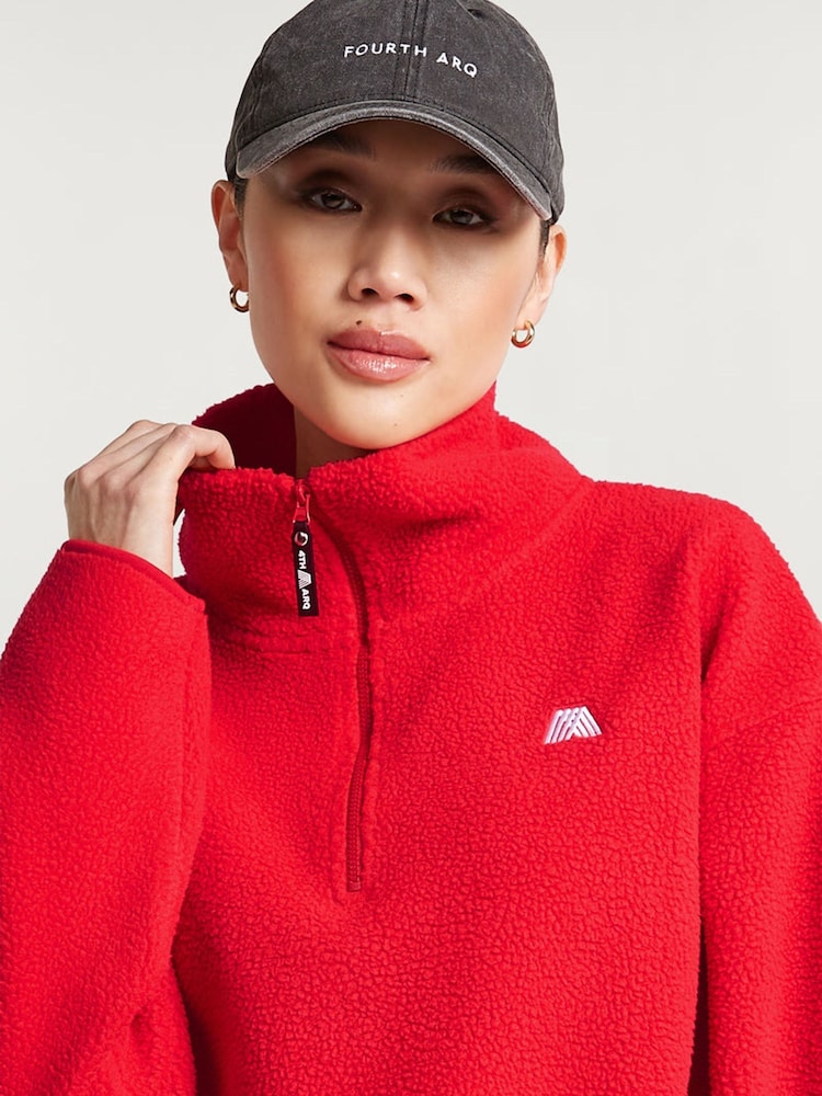 紅色 - 4th Arq PHOENIX Half-Zip Fleece - 圖片 5/5