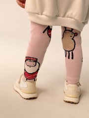 Cream Christmas Sweatshirt And Leggings Set (3mths-7yrs) - Image 4 of 7