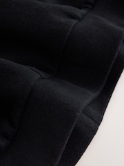Black Barrel Leg Knit Look Trousers - Image 7 of 8