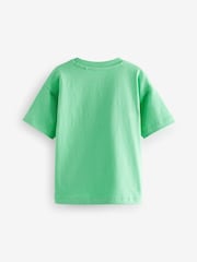 Green Alligator 100% Cotton Short Sleeve Character T-Shirt (3mths-7yrs) - Image 2 of 3