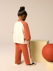 Pink/Cream Mickey Mouse Sweatshirt and Wide Leg Joggers Set (3mths-7yrs) - Image 2 of 10