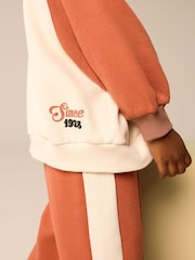 Pink/Cream Mickey Mouse Sweatshirt and Wide Leg Joggers Set (3mths-7yrs) - Image 5 of 10