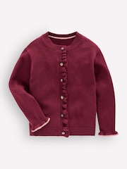 Boden Purple Everyday Frilled Cardigan - Image 1 of 3