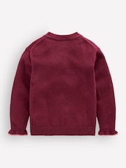 Boden Purple Everyday Frilled Cardigan - Image 2 of 3