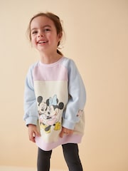 Grey Mickey & Minnie Mouse Sweatshirt & Leggings Set (3mths-7yrs) - Image 2 of 7