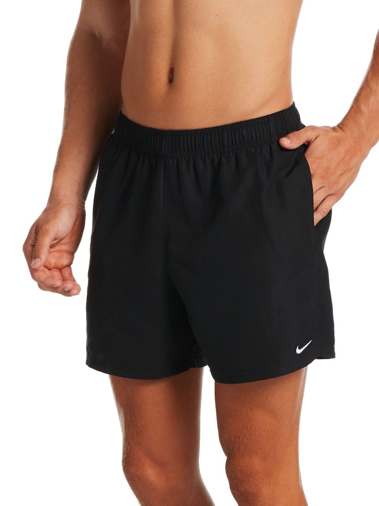 Nike Black 5 Inch Essential Volley Swim Shorts - Image 3 of 4