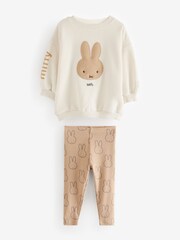 Neutral Miffy Sweatshirt & Leggings Set (3mths-7yrs) - Image 5 of 9
