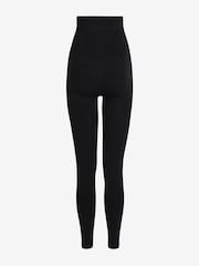 Black Tummy Control Seamless Shaping Leggings - Image 6 of 8