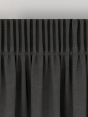 Charcoal Grey 100% Cotton Made to Measure Curtains - Image 5 of 8