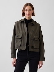 Gap Canvas Crop Utility Jacka - Bild 1 av 5