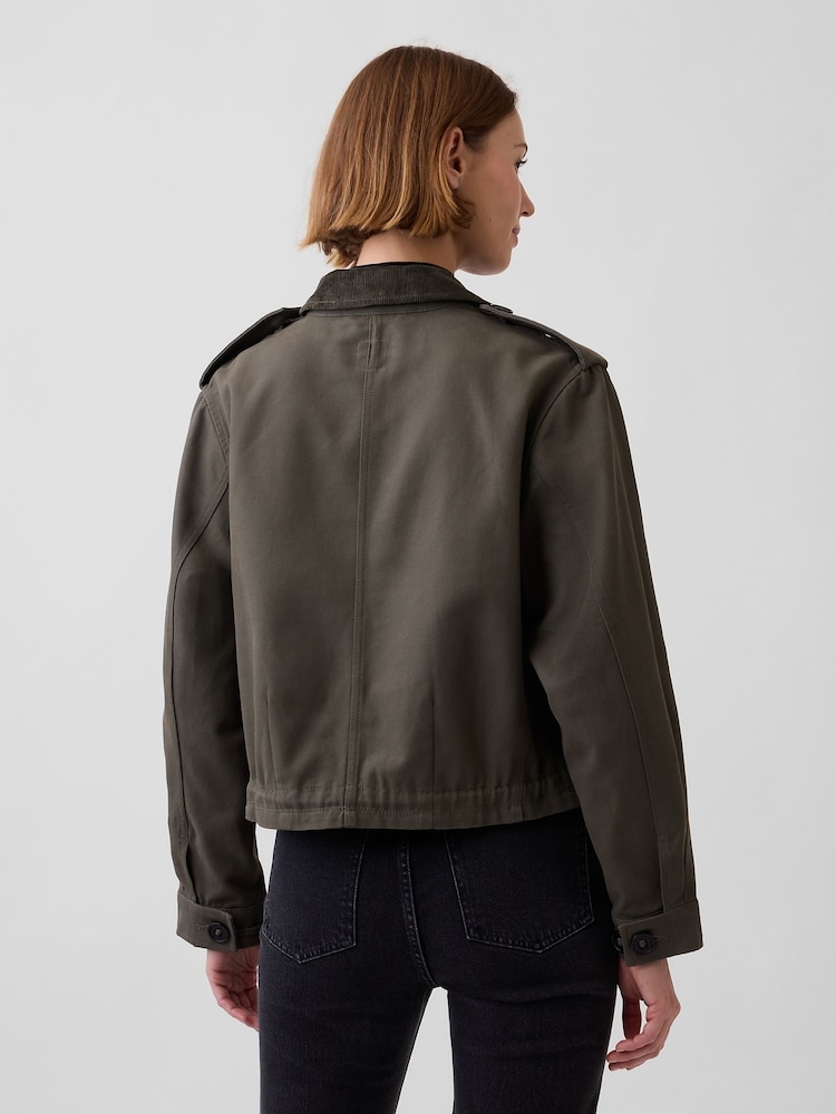 Gap Canvas Crop Utility Jacka - Bild 2 av 5
