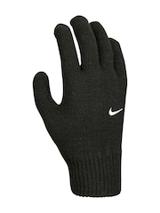 Nike Black Swoosh Knit Gloves 2.0 - Image 3 of 3
