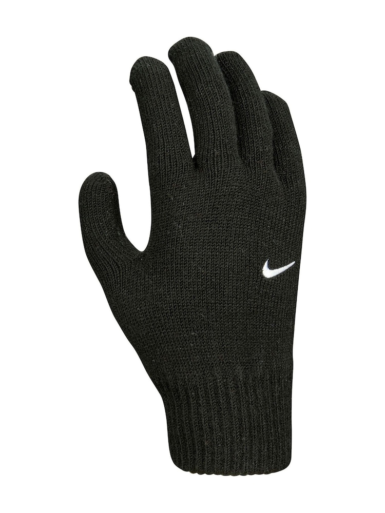 Nike Black Swoosh Knit Gloves 2.0 - Image 3 of 3