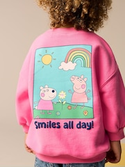 Różowy - Bluza z kapturem Peppa Pig z wycięciem pod szyją (3 miesięcy – 7 lat) - Image 1 of 8