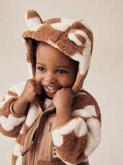 Brown Mickey Mouse Fleece (3mths-7yrs) - Image 5 of 5