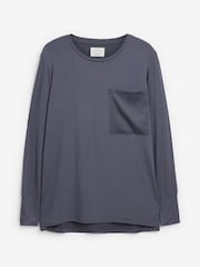 Charcoal Grey Wide Leg Pyjamas - Image 3 of 4