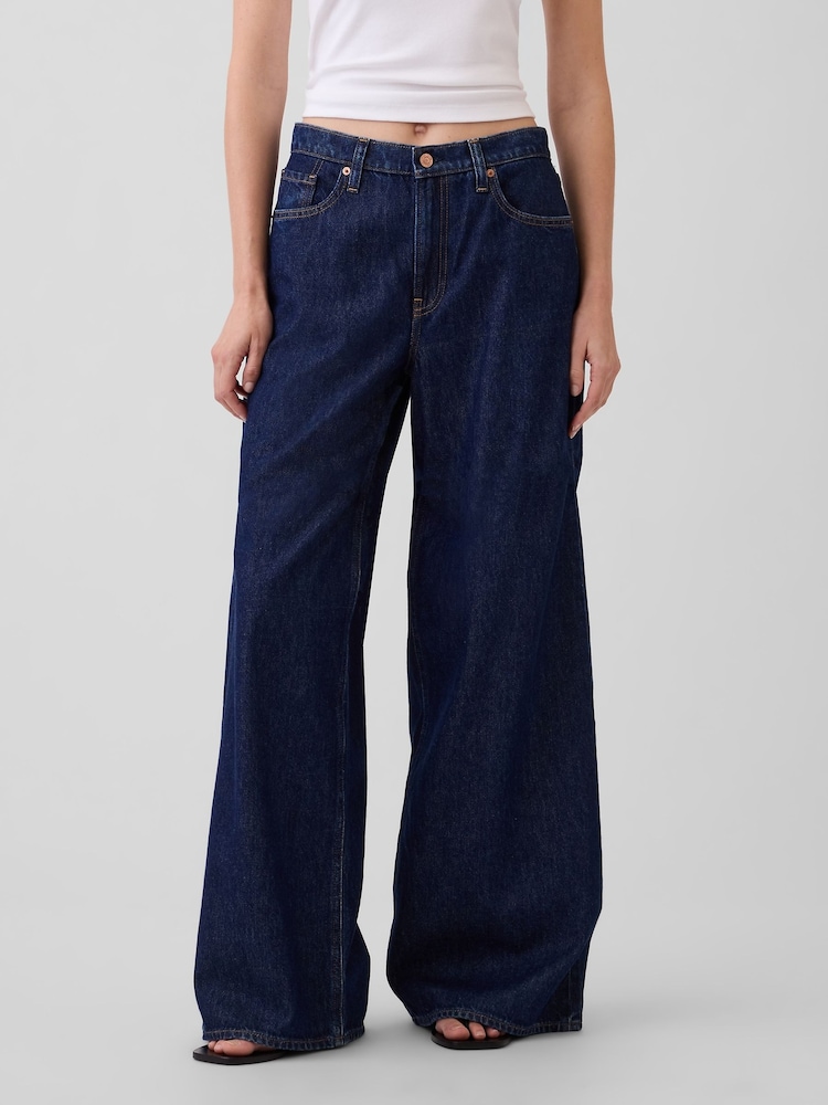 Blau - Gap Low Slung Extra Baggy Jeans - Bild 1 von 5