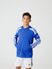 adidas Blue Squadra 21 Hoodie - Image 1 of 5