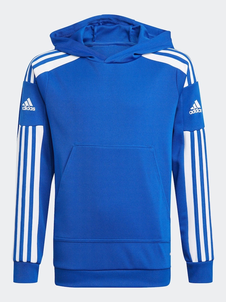 adidas Blue Squadra 21 Hoodie - Image 2 of 5
