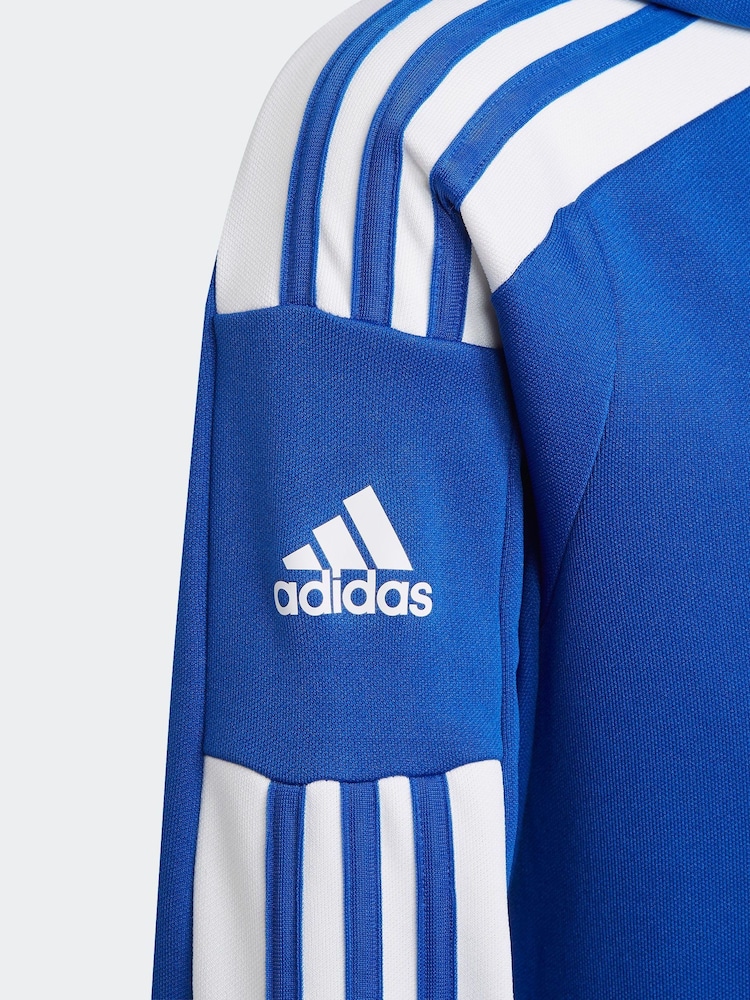 adidas Blue Squadra 21 Hoodie - Image 5 of 5