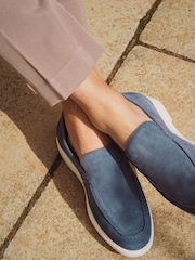 Azul - Loake Mocasines de delantal de gamuza toscana - Imagen 3 de 6