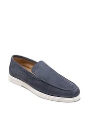 Azul - Loake Mocasines de delantal de gamuza toscana - Imagen 5 de 6