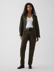 Gap Green Mid Rise Straight Taper Jeans - Image 5 of 6
