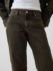 Gap Green Mid Rise Straight Taper Jeans - Image 6 of 6