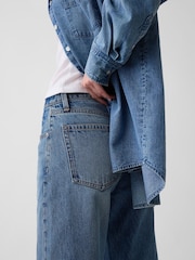 Gap Mid Wash Mid Rise Straight Taper Jeans - Image 5 of 5