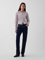 Gap Dark Wash Mid Rise Straight Taper Jeans - Image 5 of 6
