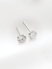 Sterling Silver Cubic Zirconia Stud Earrings - Image 1 of 1