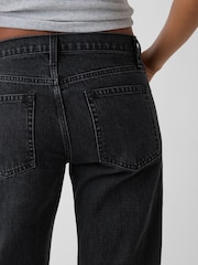 Gap Black Mid Rise Straight Taper Jeans - Image 5 of 5