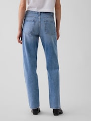 Gap Light Wash Mid Rise Straight Taper Jeans - Image 2 of 5