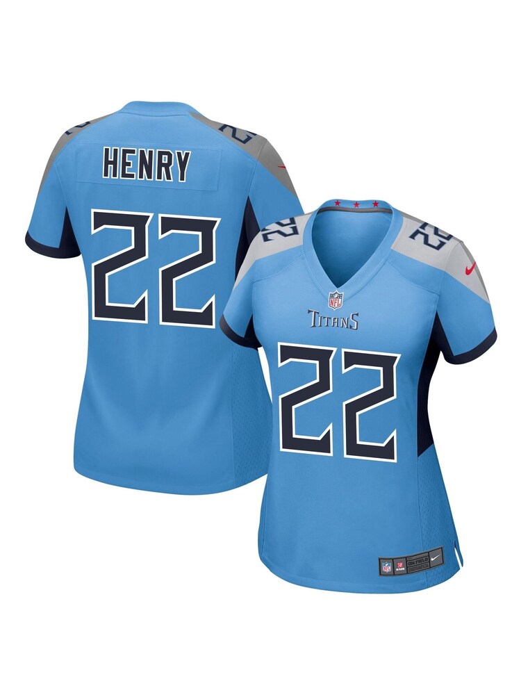 Nike Blue NFL Tennessee Titans Alternate Game Jersey - Derrick Henry Womens - Image 1 of 1