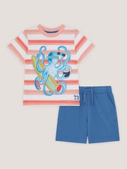 Conjunto de camiseta y pantalón cortos de punto con detalle de pulpo de Monsoon - Imagen 1 de 2