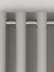 Silver 100% Cotton Made To Measure Curtains - Image 8 of 9