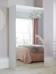 Mirror Luxe Mirrored Semi Fitted Double Mirror Sloane Collection - Image 3 of 7