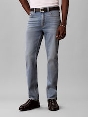 Calvin Klein Blue Slim Straight Jeans - Image 1 of 7