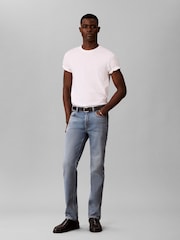 Calvin Klein Blue Slim Straight Jeans - Image 6 of 7