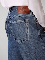 أزرق - جينز بقصّة مستقيمة بطراز التسعينيات من Calvin Klein - صورة 5 من 6