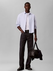 أزرق نيلي - جينز بقصّة مستقيمة بطراز التسعينيات من Calvin Klein - صورة 3 من 6