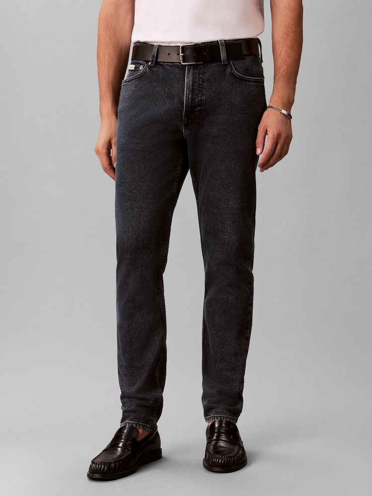 Calvin Klein Blue Slim Tapered Jeans - Image 1 of 5 Calvin Klein Blue Slim Tapered Jeans - Image 1 of 5