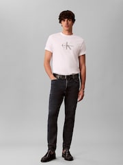 Calvin Klein Blue Slim Tapered Jeans - Image 2 of 5
