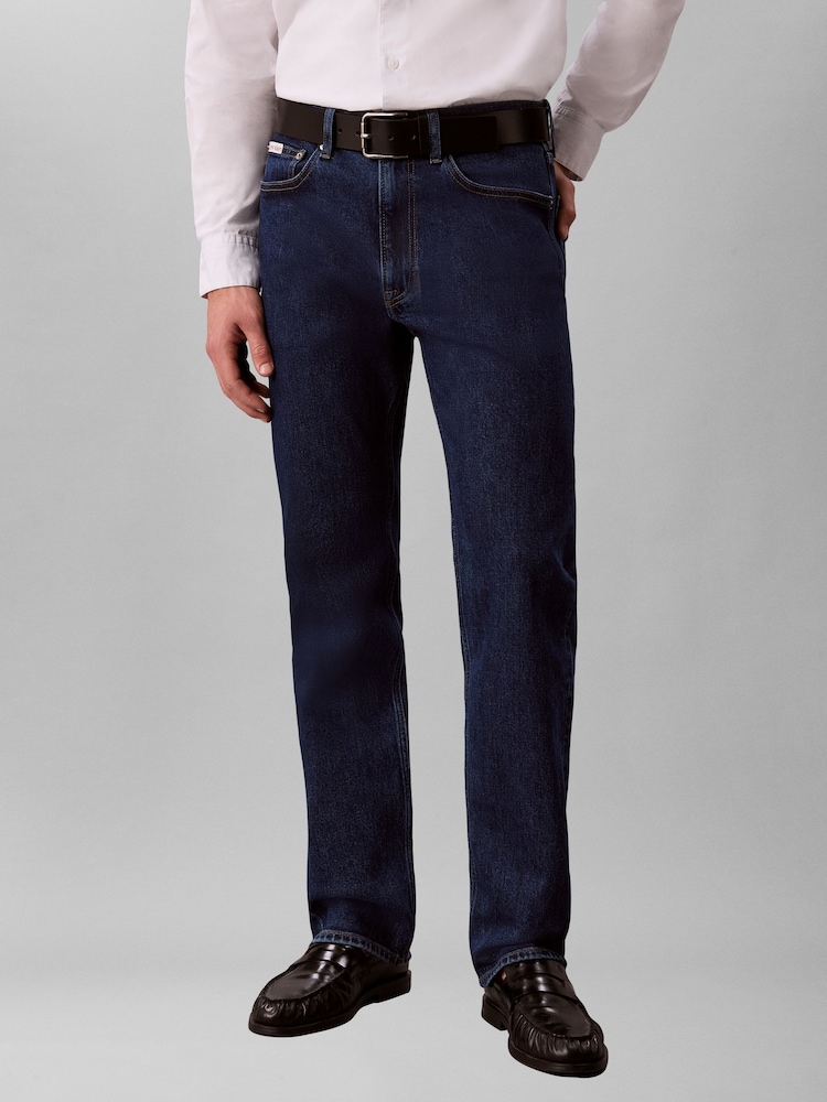 Calvin Klein Blue Standard Straight Jeans - Image 1 of 6 Calvin Klein Blue Standard Straight Jeans - Image 1 of 6