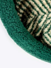 Danish Designs Green Fleece Herringbone Slumber Dog Bed - Image 6 of 6